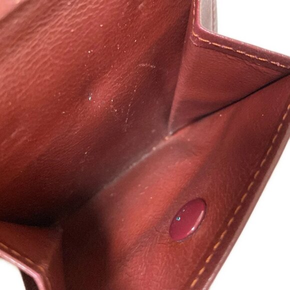 Cartier Must Line - Bordeaux Leather Bifold Wallet 118-081125 - Picture 8 of 9